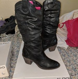 Aldo leather boots